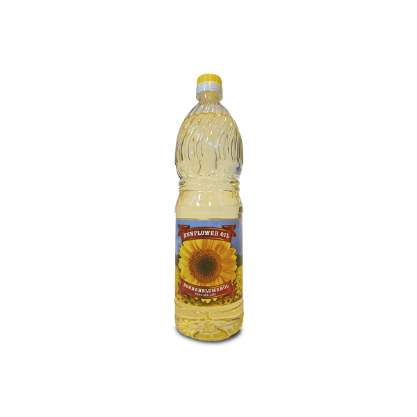 Rafinovaný deodorizovaný slunečnicový olej, 1 L